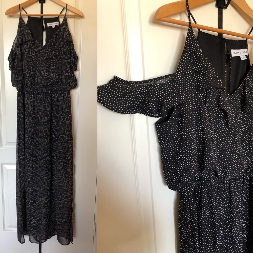 Off shoulder maxi dress